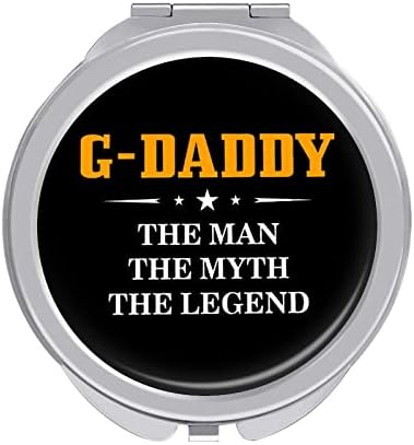 G-Daddy, o homem, o mito, a lenda compacta espelho de bolso portátil espelho cosmético espelho