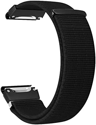 Ganyuu 22mm Nylon Watchband Strap para Garmin Fenix ​​6x 6 Pro Watch EasyFit Wrist Band Straps para Fenix