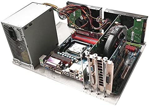 ZCBYBT ACRYLIC Transparente Overlock PC PC Banco de Teste de Teste DIY DIY Caixa de computador