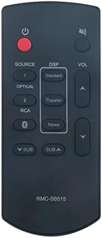 AiditiyMI RMC-SB515 Substituição Remote Control Compatível com Insignia Soundbar NS-SB515 NSSB515