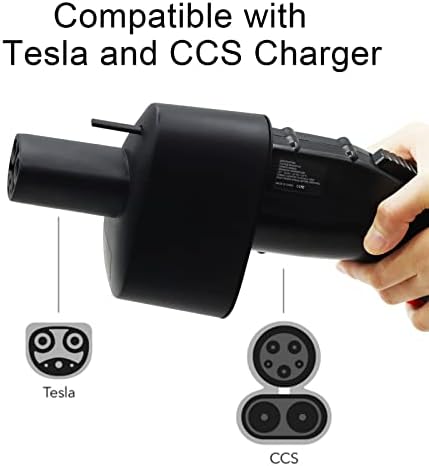 Adaptador de carregador Tasle Pro CCS Compatível com Tesla Modelo 3 Modelo Y ou S e X Conector Móvel