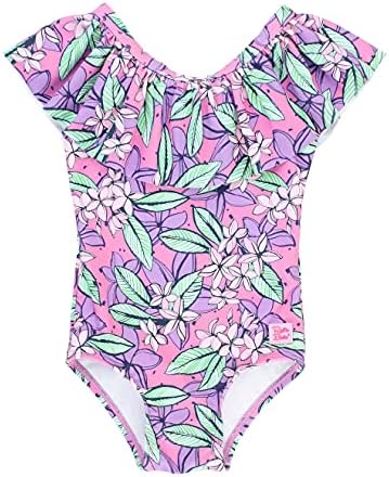 RuffleButts® Baby/Toddler Girls Ruffle Strap One Piece Swimsuit W/UPF 50+ Proteção solar