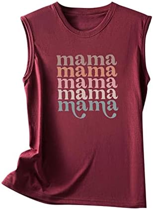 Baseball mama tank top women beisebol mamãe tshirt mama tee gráfica letra engraçada impressão tops