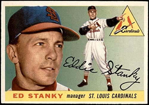 1955 Topps Baseball 191 Ed Stanky High Número Excelente por Mickeys Cards