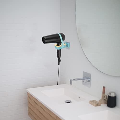 Solustre Selfiryer rack grátis perfurador de cabelos suportes de cabelos com mãos de cabelo grátis rack banheiro