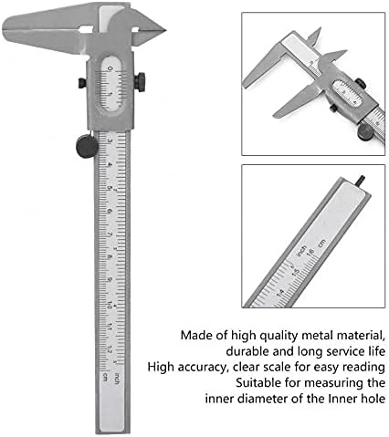 TWDYC 5in/6inMeauring Tool Metal Metal Manual Vernier calibre calibre Alto ferramentas de medição