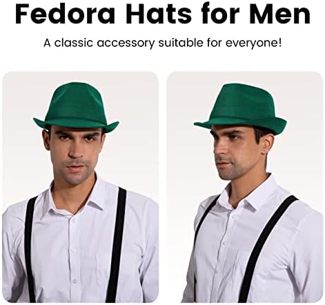 Classic Classic Manhattan estruturado Trilby Fedora Hat for Women