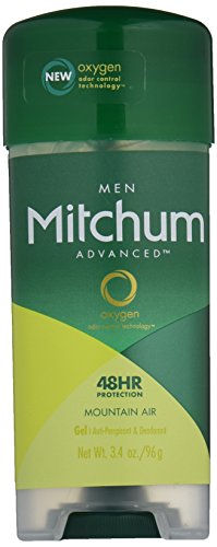 Mitchum Advanced Gel Anti-perspirante e desodorante, Mountain Air, 3,4 onças