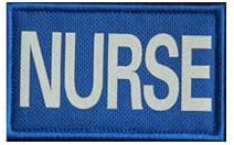 IR enfermeira infravermelha refletora de bordado tático Patch & loop moral remendo patch militar