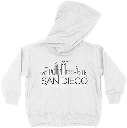 Skyline San Diego California Kids Hoodie Selta Criança