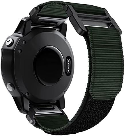 Dfamin para Garmin Watch Bands Compatível Fenix ​​7x 6x Pro GPS 5x 3HR Descent Mk1 Mk2 Titanic Velcro Strap