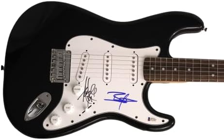 Amy Lee e Ben Moody Band assinou autógrafo em tamanho grande Black Fender Stratocaster GUITAR