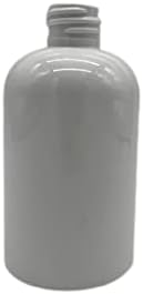 Garrafas de plástico de Boston Branco de 4 oz -12 Pacote de garrafa vazia Recarregável - BPA Free -