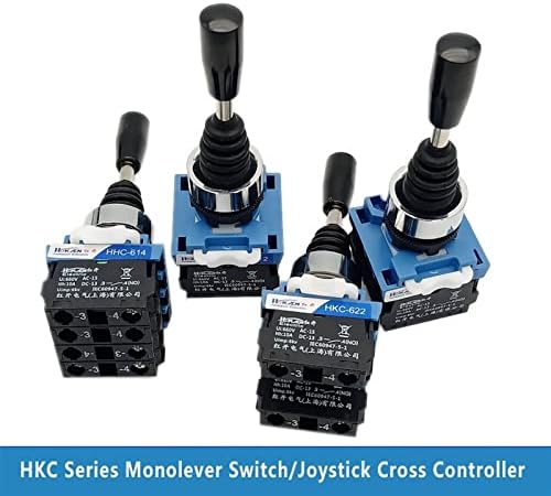 HIFASI 1PCS HKC 22mm Switch de joystick Monolever Monolever Cruzador Cruzador Cruzador Mestre Cúpula 2/4 de