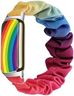 Bandas de scrunchies encantadoras compatíveis com faixa de substituição de luxo Fitbit para mulheres