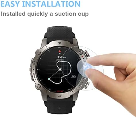 Aemus compatível com o protetor de tela Amazfit Falcon ， Smart Watch Screen Tempered Screen Protector