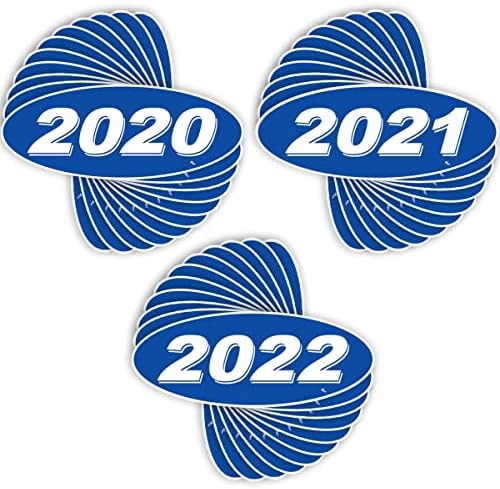 Tags versa 2020 2021 e 2022 Modelo oval Ano de carros Adesivos de janela de carros com orgulho feitos nos