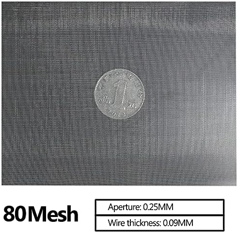 MSH MSTIYX malha, fio de tecido de aço inoxidável, malha de tela de malha de roedores, telas de ventilação
