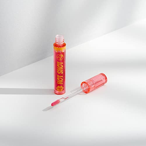 W7 Hot Shot Pacote de óleo Plumping - Aprimorando e reparando o efeito gordinho para os lábios