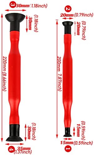 Carmoeignina 2pcs válvula de ponta dupla lençol de manuseing kit de otário kit de válvula de mão