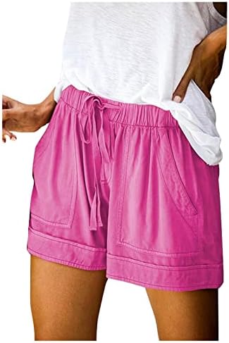 Zlovhe Shorts de cintura alta para mulheres, verão leve, lotes de impressão boêmia, shorts casuais da
