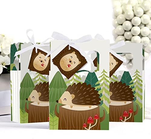 Big Dot of Happiness Forest Hedgehogs - Festa de aniversário da floresta ou chá de chá de bebê