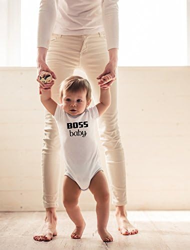 Crazy Bros Tees Boss Baby Funny Fote Rody Rodyty Bodysuit de bebê de uma peça