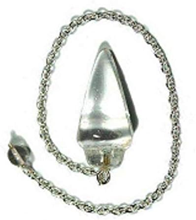 Crystal Cone em forma de cristal pêndulo cura reiki pedra