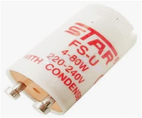 A empresa de fusão doméstica Fluorescent Tube Light Starter Switches FS-U 4-80W ou 75-125W 4 ou 10 pacote