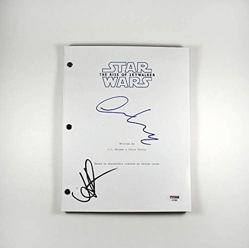 A ascensão do skywalker Abrams Isaac Script assinado autografado autêntico PSA/DNA CoA compatível com Guerra nas