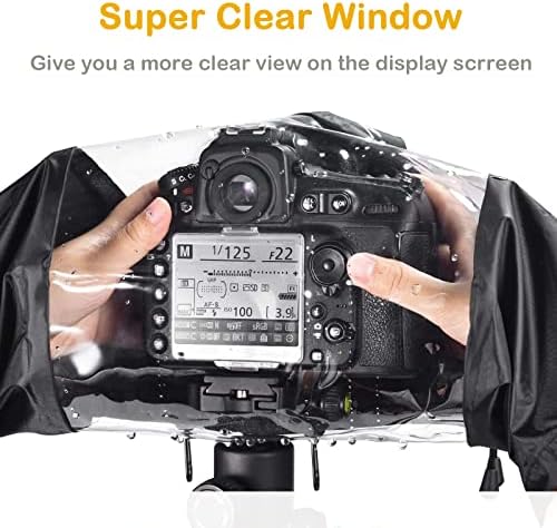 Capa de chuva profissional da câmera, capa de protetor de câmera à prova de chuva para a Canon Nikon Sony