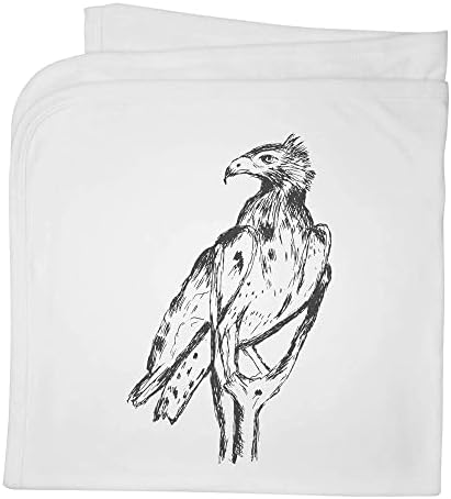 Azeeda 'empoleirada em águia' manta de bebê de algodão/xale