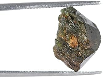 Gemhub Raw Raw Rough Green Turmalina Cristal de Cura Natural 8,30 CT Loosestone, pedra preciosa da Turmalina