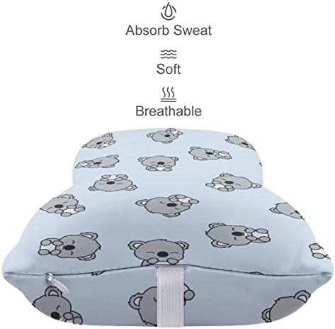 Baby Koala Carcop travesseiro de pescoço 2 PCs Local de pescoço de cabeça respirável