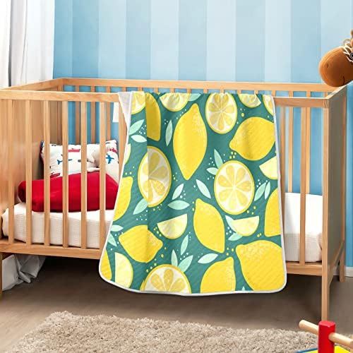 Keepreal Sunny Lemon Pattern Baby Cobertors para meninos meninos bebês criança, mole de gobert de