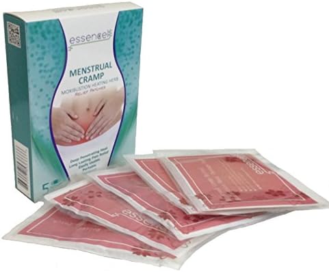 MOXIBUSTION cólicas menstruais aliviar a dor de aquecimento natural Herb Pad Therapy Patches-Pack de 5