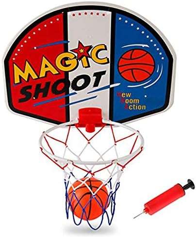 Mini Mini Basketball Hoop com bola e bomba ， por cima da porta de montagem da porta Survendo a tabela de basquete