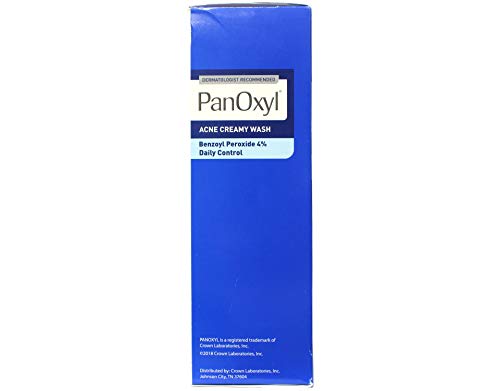 Panoxyl - Lavagem de acne cremosa 4 % de peróxido de benzoíla diariamente, 6 onças