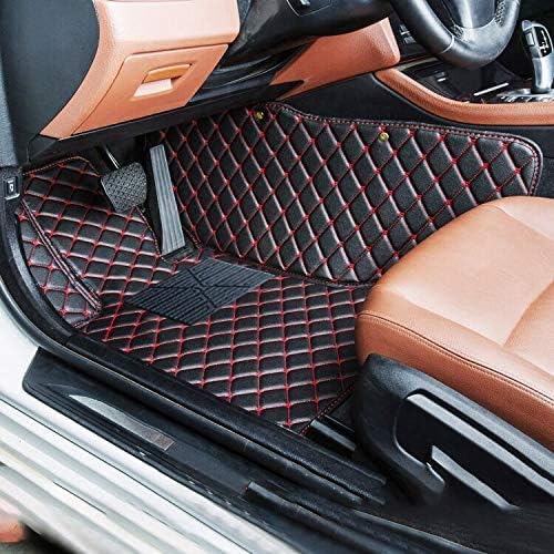 Tapetes de piso de carro personalizados para revestimentos de couro não deslizante Bugatti, revestimentos