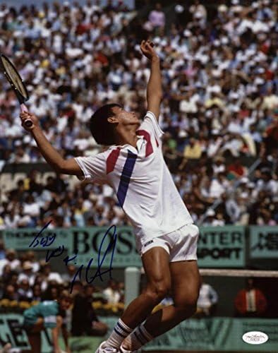 Michael Chang Tennis assinou autêntico 11x14 Foto autografado JSA G16113