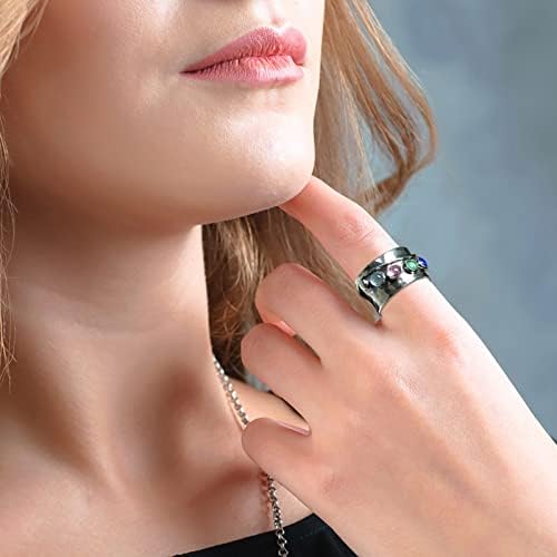 2023 Novo engajamento da moda de jóias anel Mulher feminina anel de personalidade embutido anel de diamante