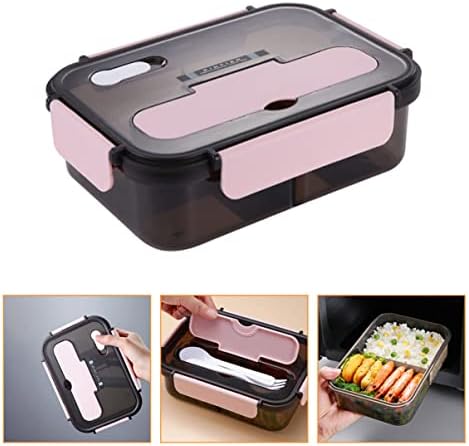 Caixa de preservação da caixa de hemóton Travel Almoço de talheres selados com compartimentos portáteis