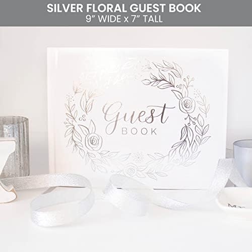 Livro de convidados de casamento da Bloom Planners - Livro de visitas e lembrança de registro de inscrição