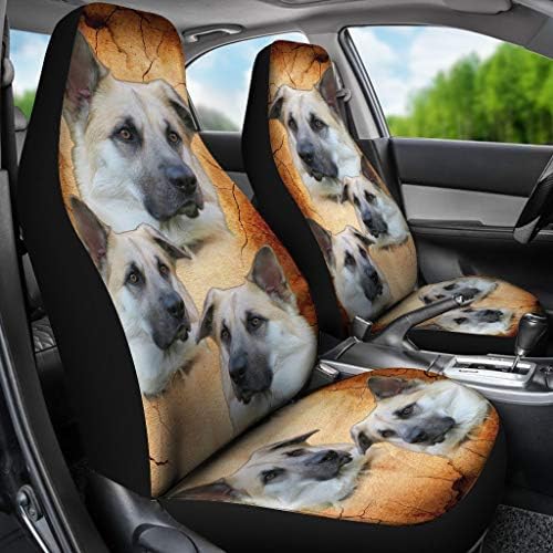 Capas de assento de carro com pawlice chinook cães