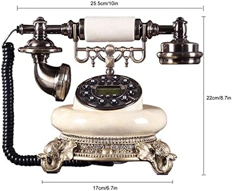 Telefones rotativos para telefone fixo, telefone fixo retrô, telefones domésticos antigos, telefone antigo