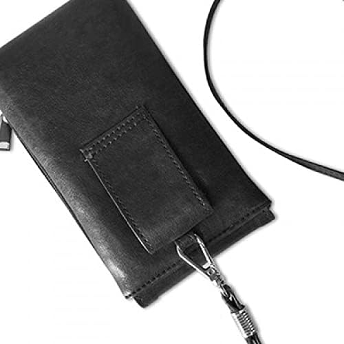 Cultura yin-yang Design de flores para carteira de telefonia bolsa móvel bolsa preta bolso preto