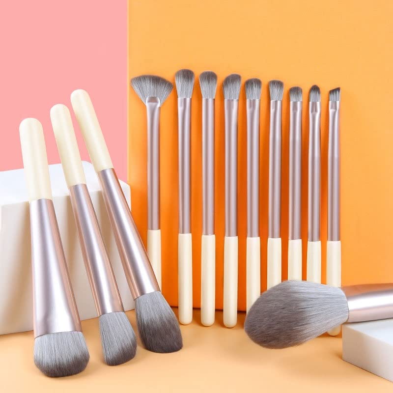 13 Conjunto de pincel de maquiagem Conjunto completo de ferramentas de beleza de escova de pó
