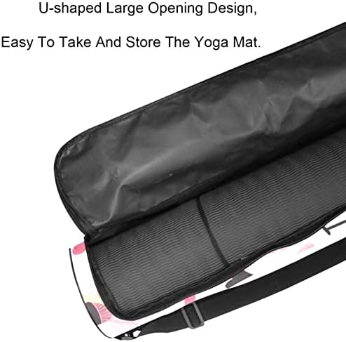 Ballerinas Ballet Girl Yoga Mat Bags Full-Zip Yoga Carry Bag para homens, Exercício de ioga transportadora