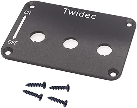 Twidec/Toggle Rocker Switch Painel Habitação 3 vias de alumínio de metal placa de chaves universal trailer