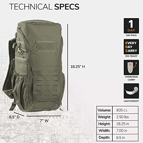 Eberlestock Bandit Pack - Backpack EDC robusto construído para o escritório ou para o ar livre